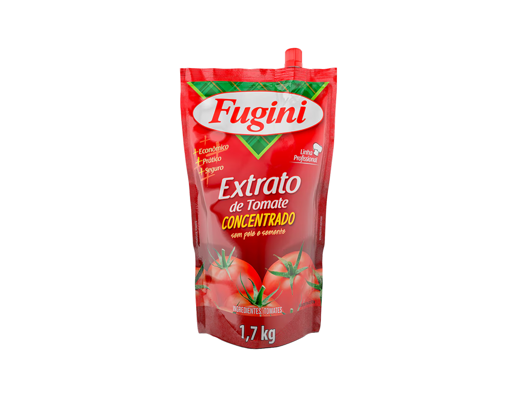 EXTRATO DE TOMATE FUGINI 1,7 KG (CX 6 BAG)